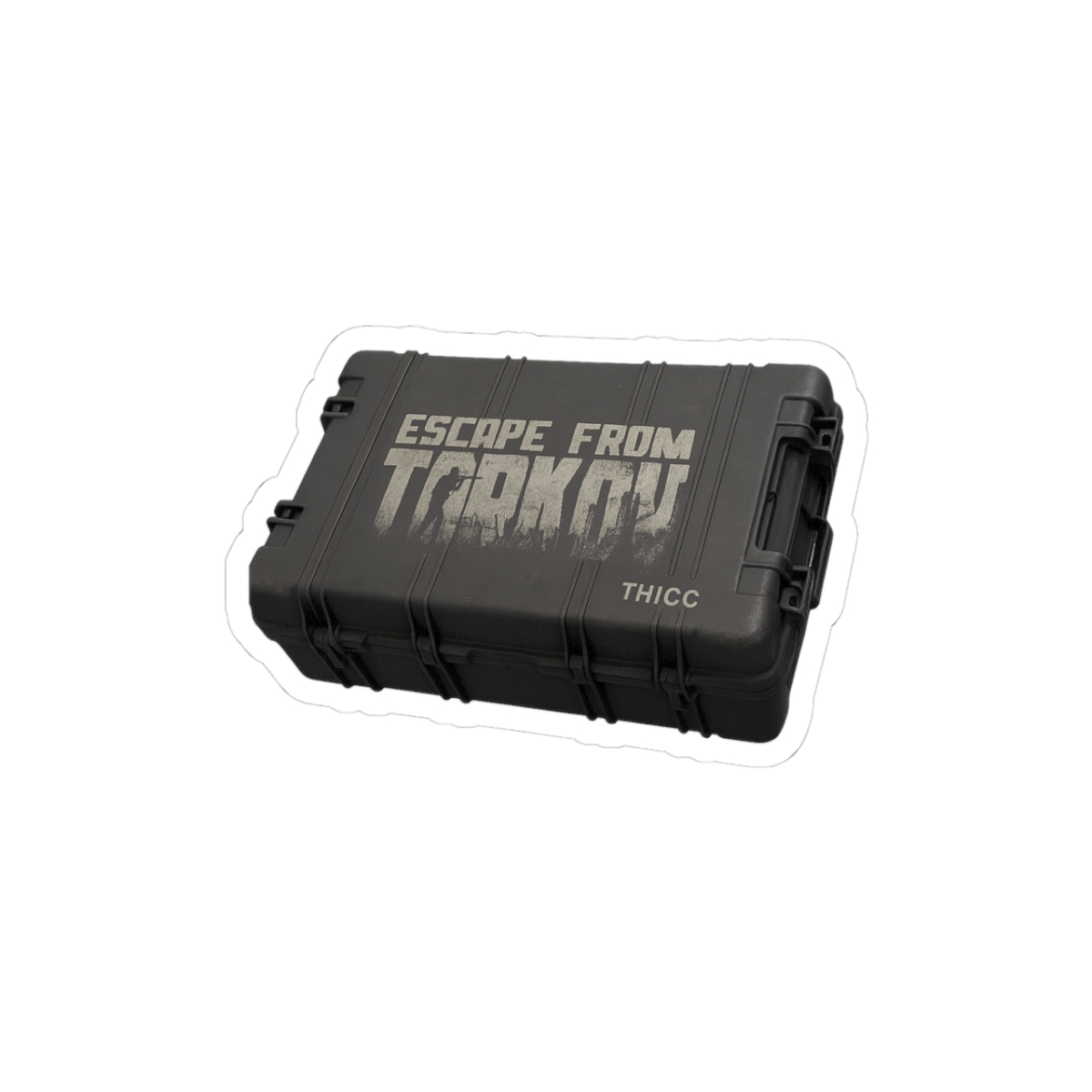 Escape From Tarkov THICC Items Case Funny Sticker | Hilarious Vinyl Decal - alternate angle 1, merchandise
